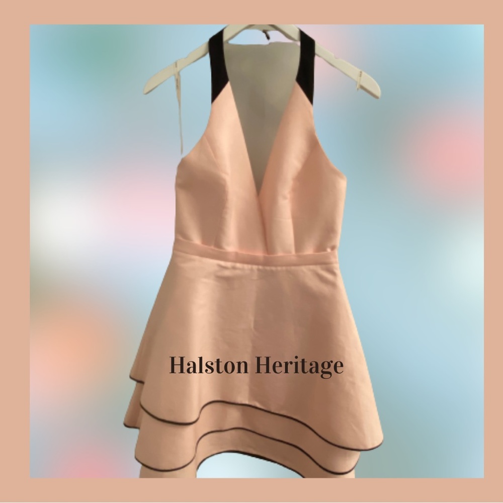 HALSTON HERITAGE COCKTAIL DRESS